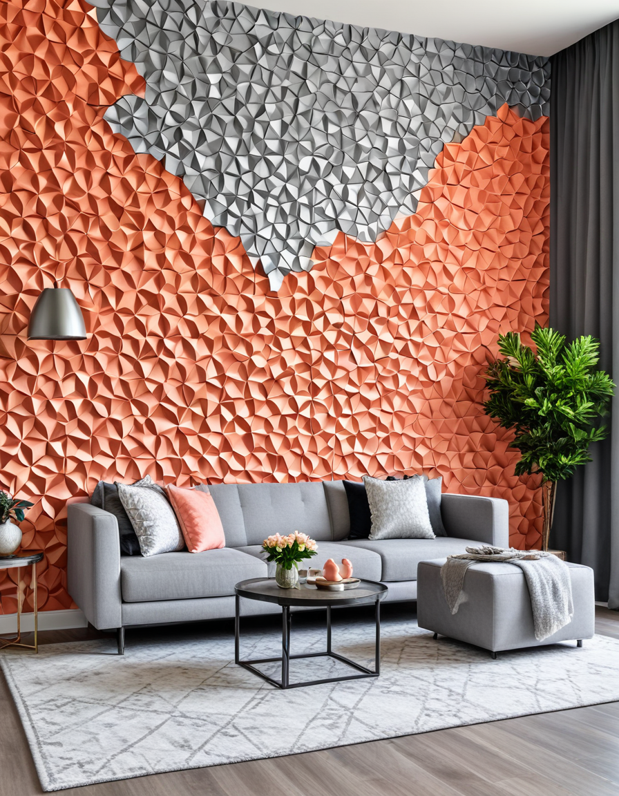 Textured Accent Wall Design With Reuse And Recycle preview