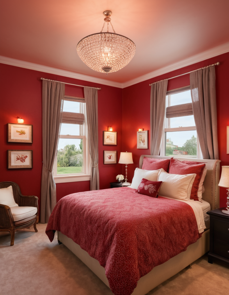 Passion in Design: 50 Stunning Red Bedroom Concepts to Ignite Your Imagination