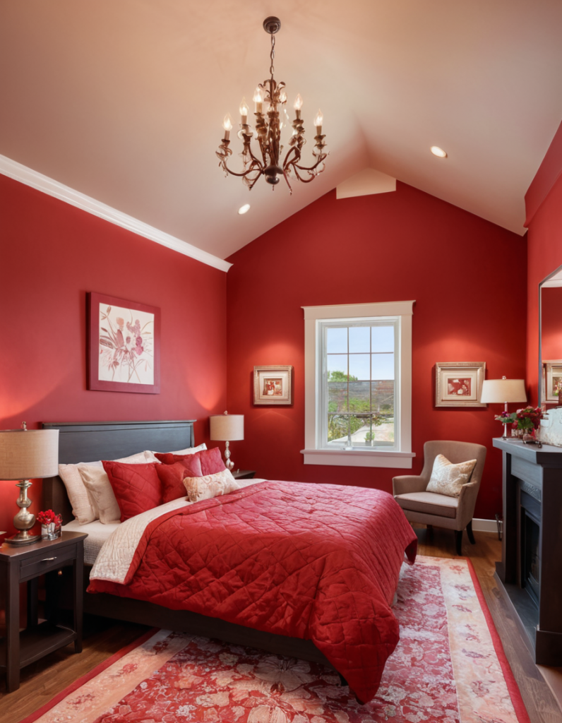 Passion in Design: 50 Stunning Red Bedroom Concepts to Ignite Your Imagination