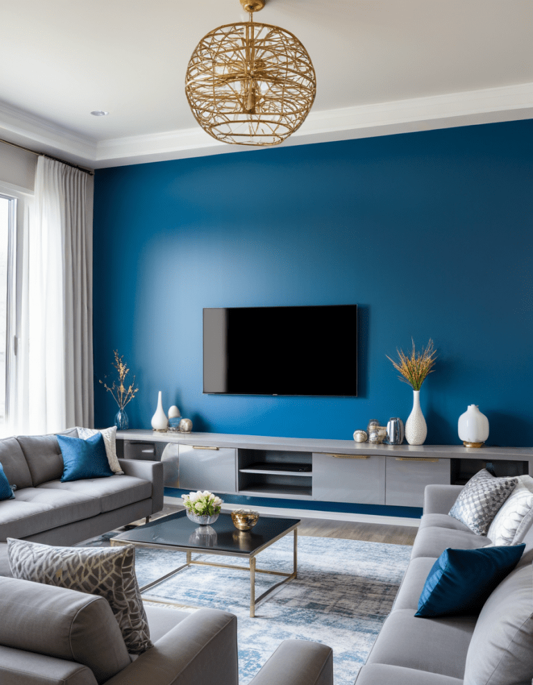 50 Stunning Accent Wall Ideas To Elevate Your Living Room Design