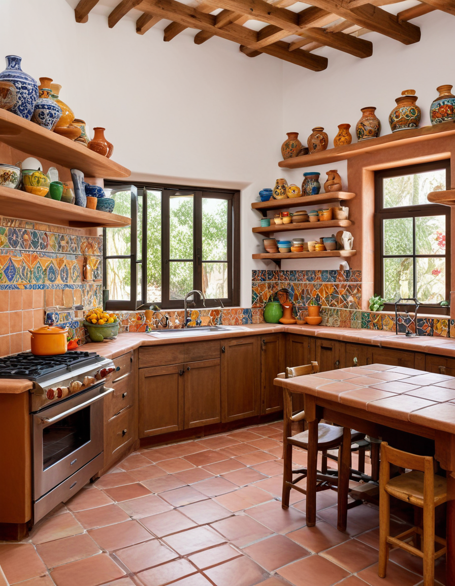 51 Hacienda Style Kitchen Ideas To Transform Your Space With Rustic ...
