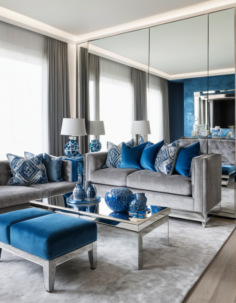 43 Gray And Blue Living Room Ideas To Elevate Your Home's Style