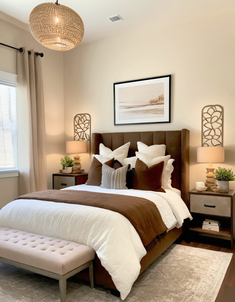 Nature’s Neutral: 41 Unexpected Brown Bedroom Ideas