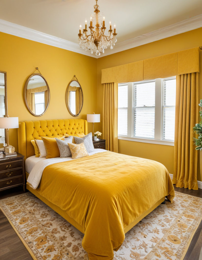 43 Radiant Yellow Bedroom Ideas To Infuse Your Space With Sunshine
