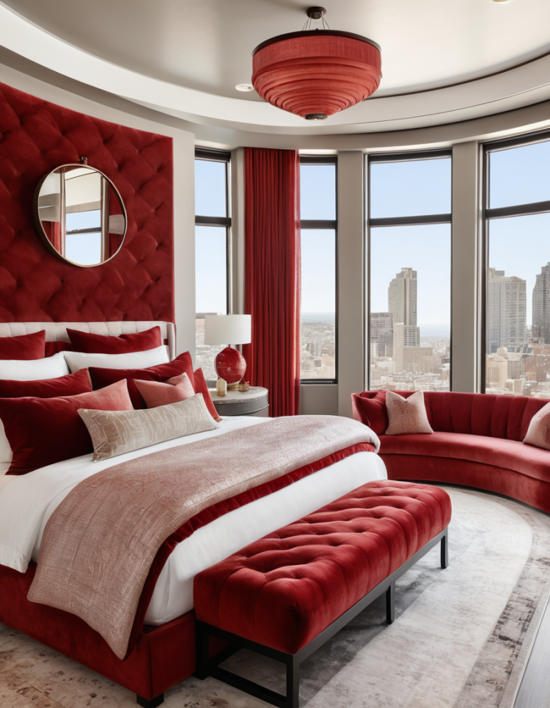 Passion in Design: 50 Stunning Red Bedroom Concepts to Ignite Your Imagination