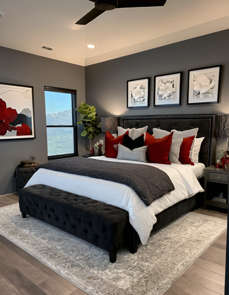 Passion in Design: 50 Stunning Red Bedroom Concepts to Ignite Your Imagination