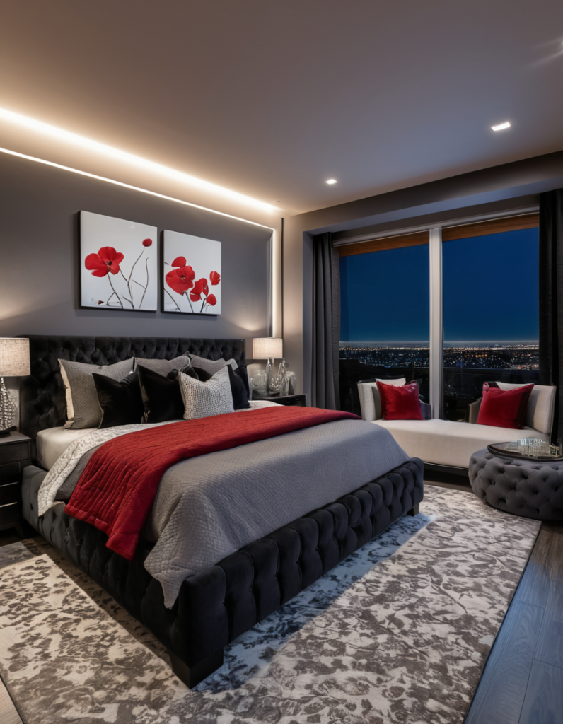 Passion in Design: 50 Stunning Red Bedroom Concepts to Ignite Your Imagination