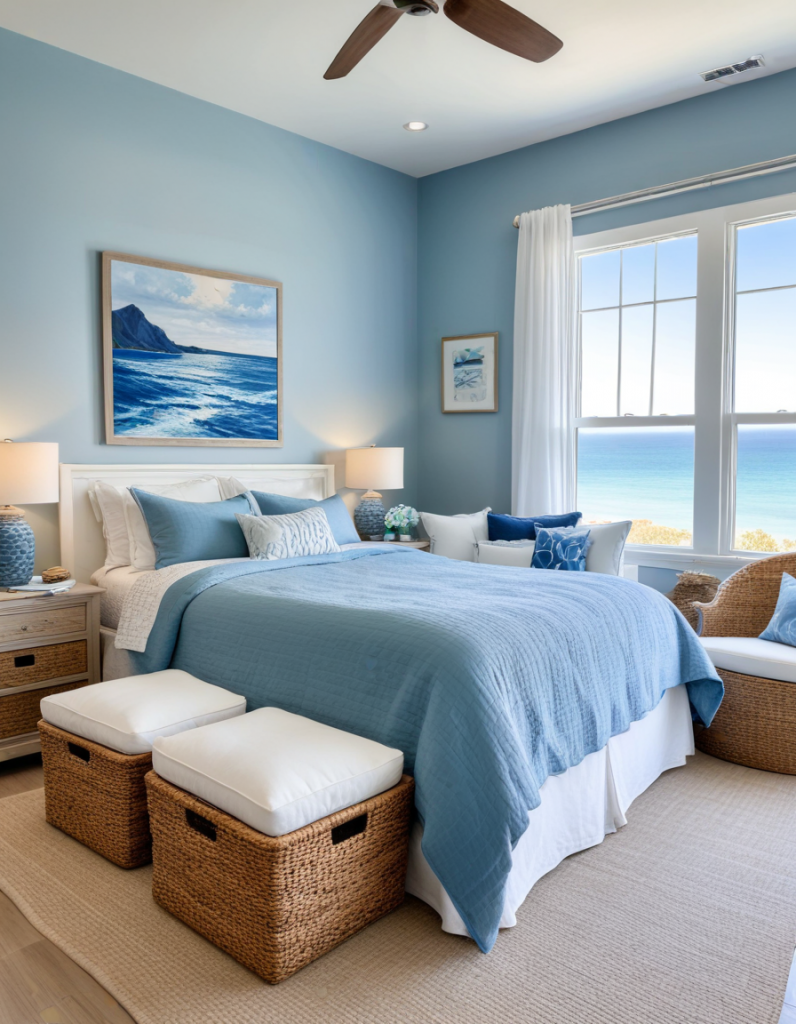 43 Coastal Bedroom Ideas To Bring The Ocean’s Charm Indoors
