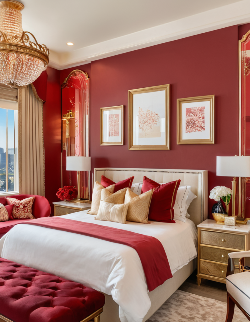 Passion in Design: 50 Stunning Red Bedroom Concepts to Ignite Your Imagination