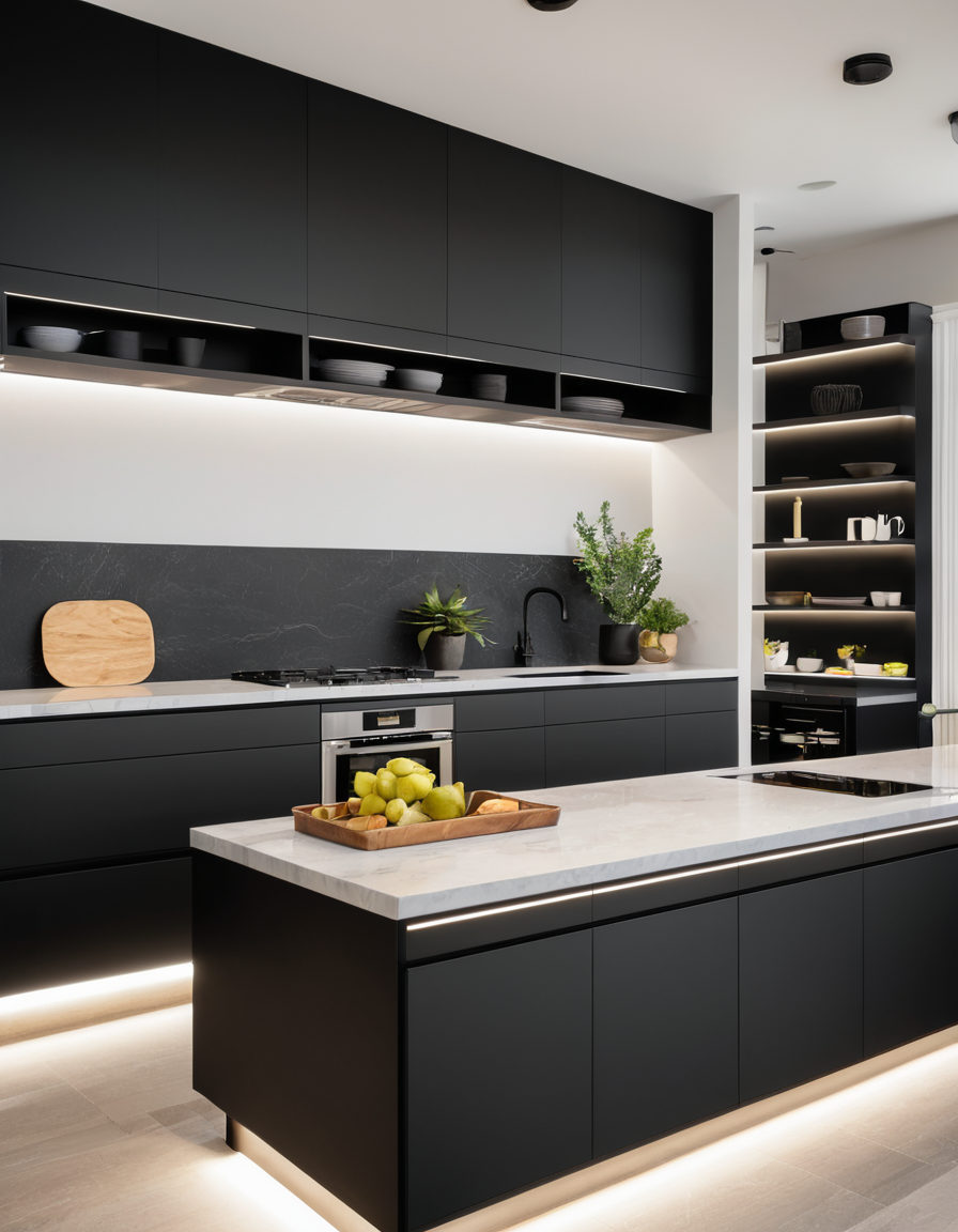 48 Black Kitchen Ideas To Inspire A Modern And Elegant Culinary Space
