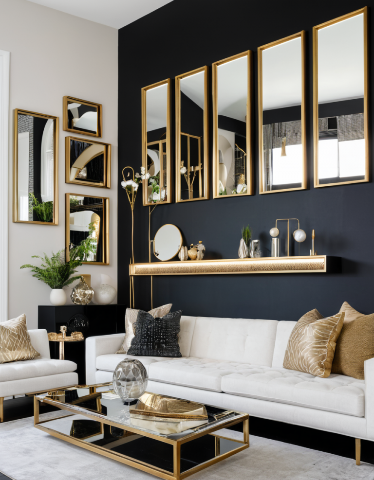49 Black Accent Wall Ideas To Transform Your Living Room Into A Stylish ...