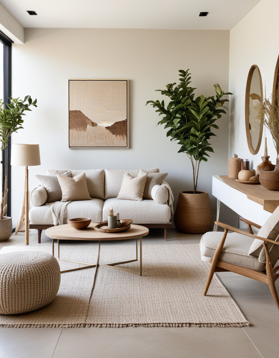 46 Earthy Living Room Ideas To Create A Warm And Natural Home