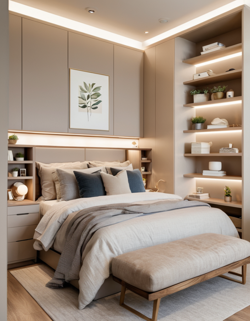 Big Style in Small Spaces: 48 Innovative Ideas for Tiny Bedrooms