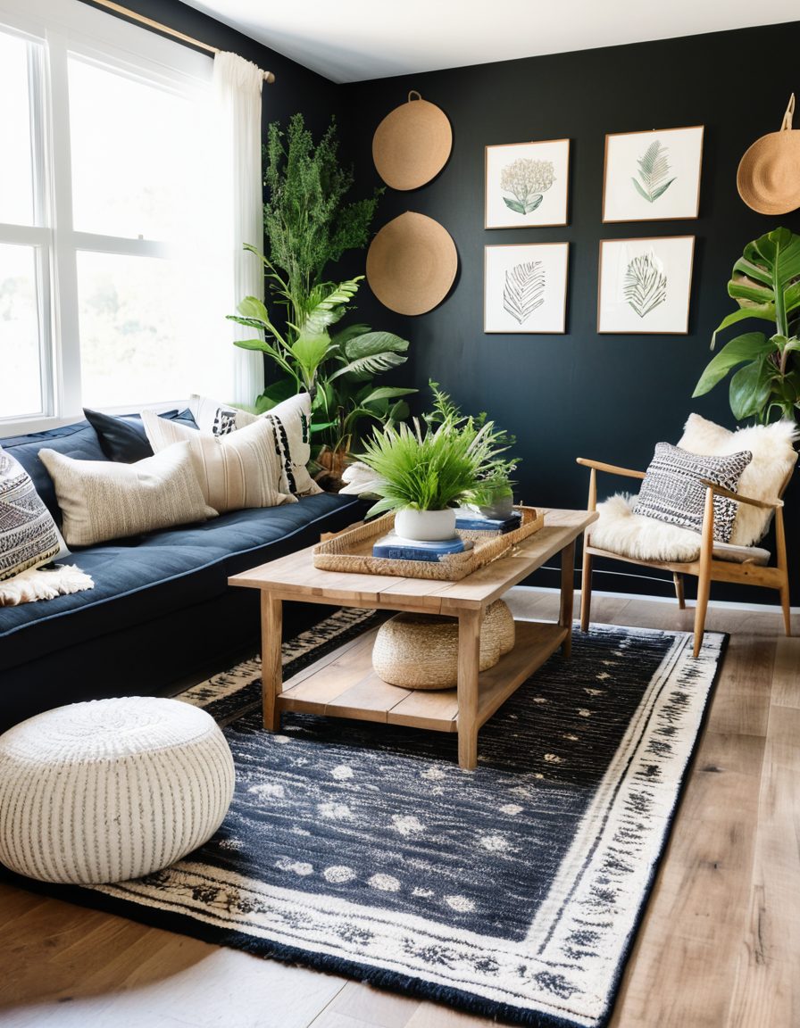 49 Black Accent Wall Ideas To Transform Your Living Room Into A Stylish ...