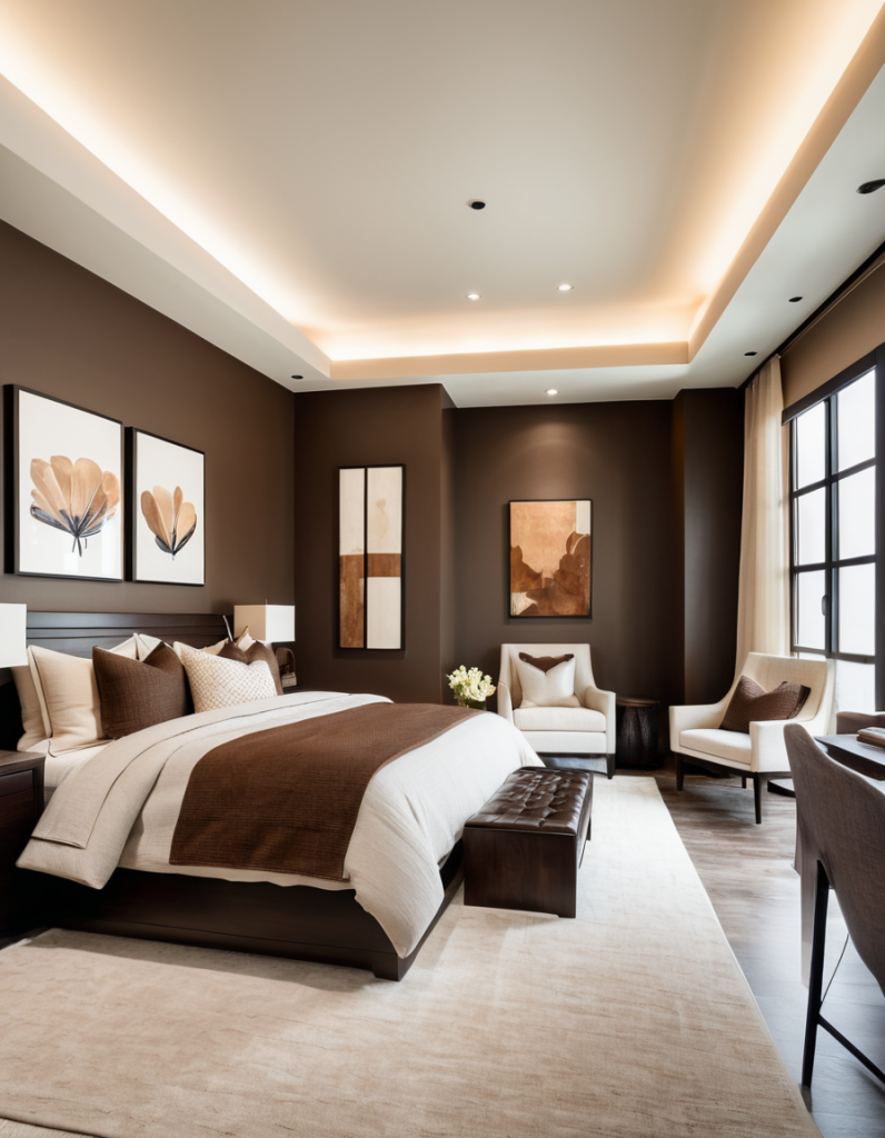 Nature’s Neutral: 41 Unexpected Brown Bedroom Ideas