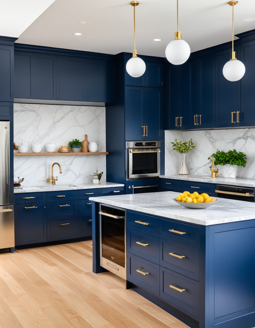 47 Blue Kitchen Ideas To Inspire A Stylish And Modern Culinary Space