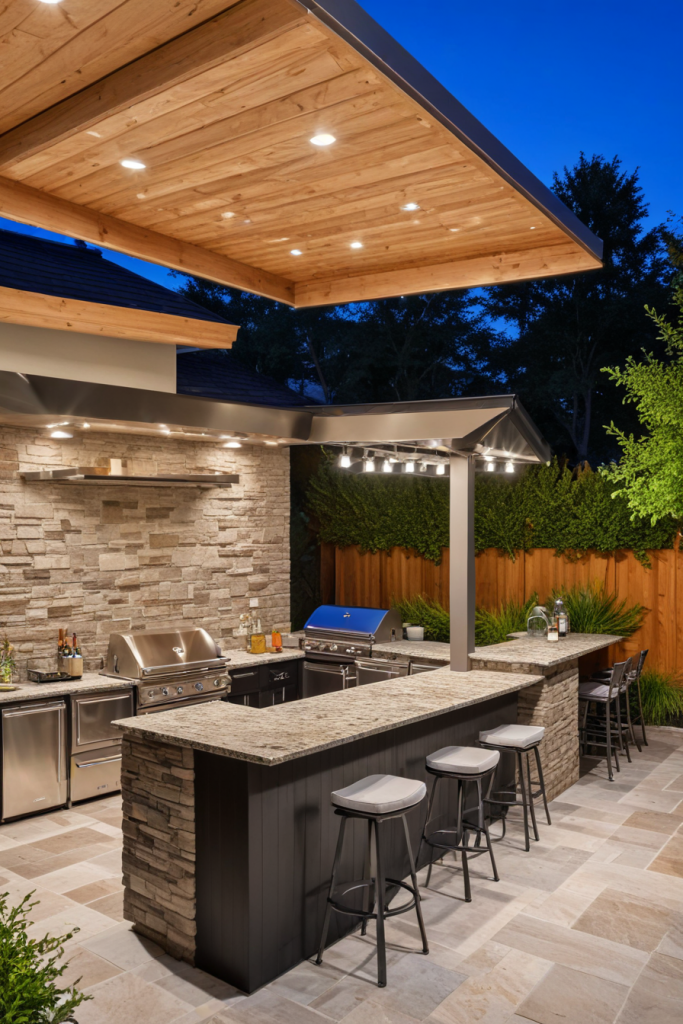 49 Stunning Outdoor BBQ Spaces With Roofs For All-Weather Grilling