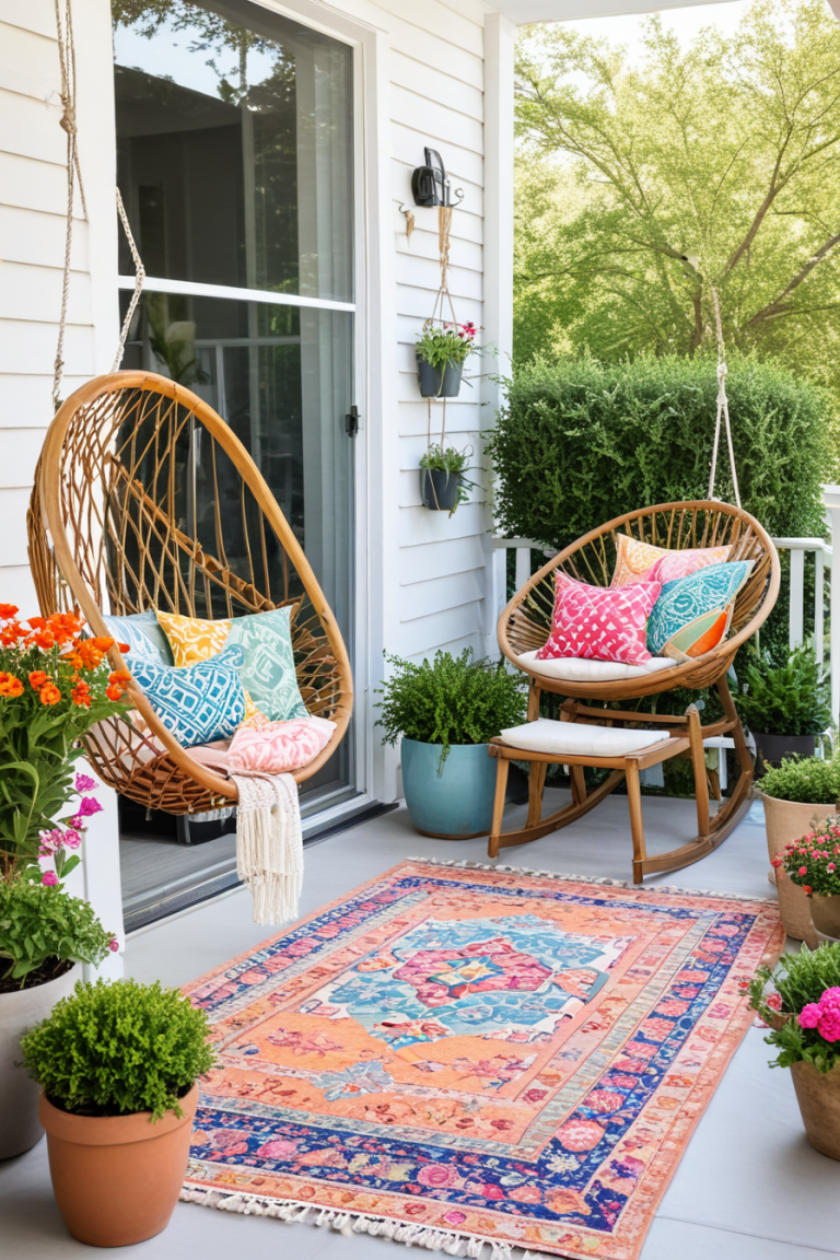 48 Stunning Spring Porch Decorating Ideas To Refresh Your Outdoor Space