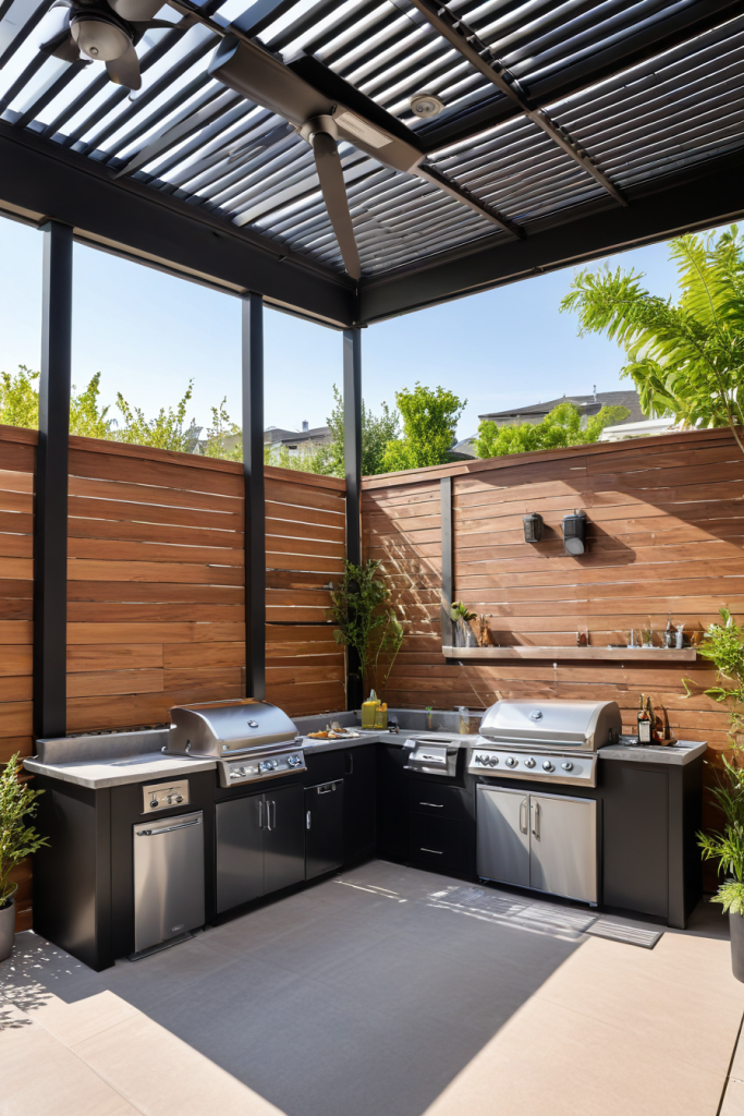 49 Stunning Outdoor BBQ Spaces With Roofs For All-Weather Grilling