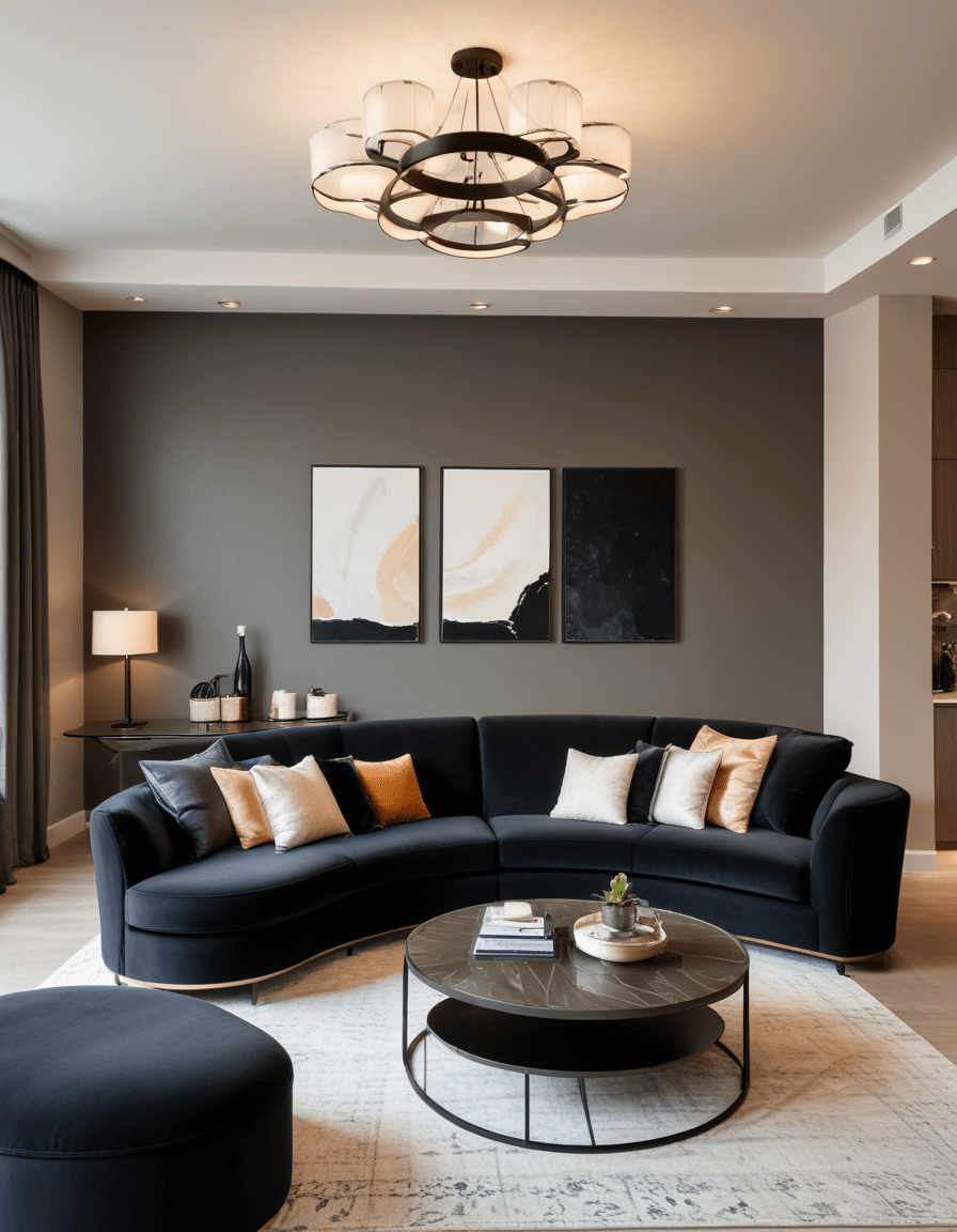47 Stylish Black Sofa Ideas To Elevate Your Living Room Decor