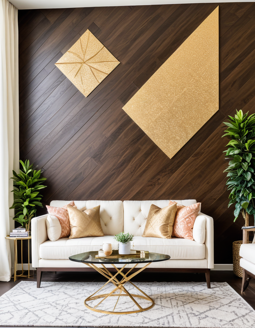 47 Unique Accent Wall Ideas To Elevate Your Living Room Design