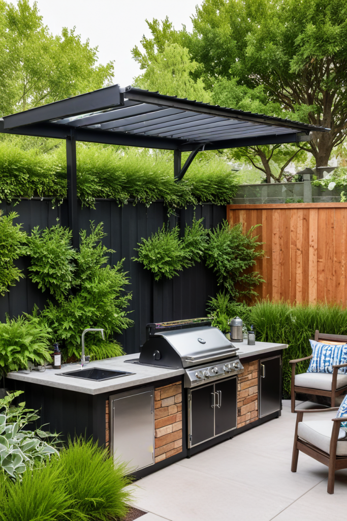 49 Stunning Outdoor BBQ Spaces With Roofs For All-Weather Grilling