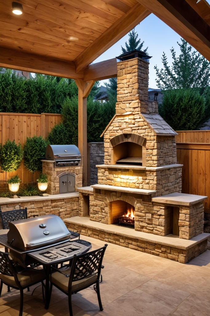 49 Stunning Outdoor BBQ Spaces With Roofs For All-Weather Grilling