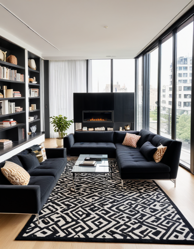 47 Stylish Black Sofa Ideas To Elevate Your Living Room Decor