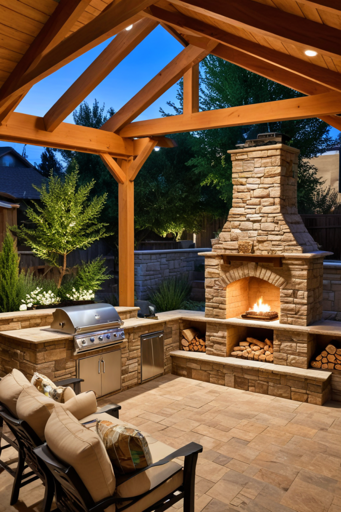 49 Stunning Outdoor BBQ Spaces With Roofs For All-Weather Grilling