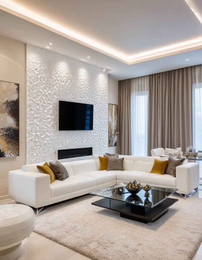 47 Unique Accent Wall Ideas To Elevate Your Living Room Design
