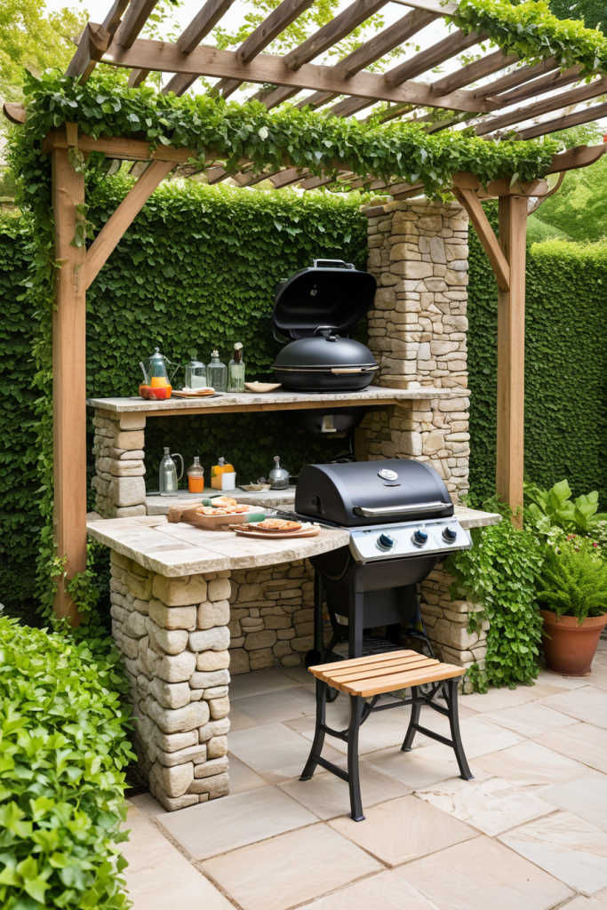 49 Stunning Outdoor BBQ Spaces With Roofs For All-Weather Grilling