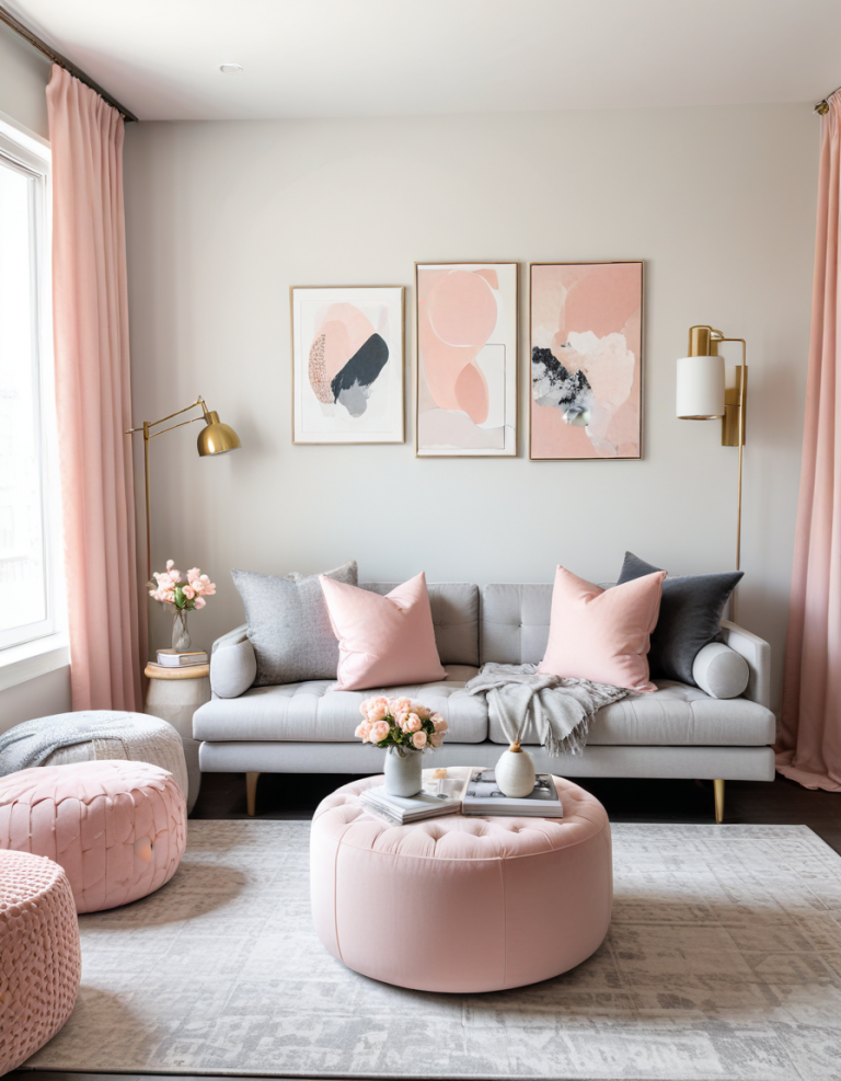 44 Girly Apartment Ideas To Create A Stylish And Dreamy Living Space