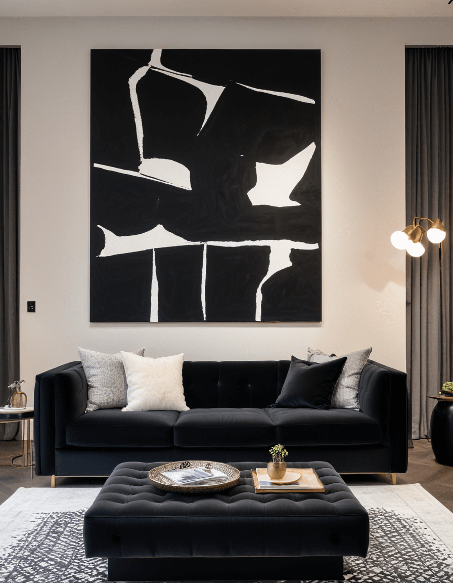 47 Stylish Black Sofa Ideas To Elevate Your Living Room Decor
