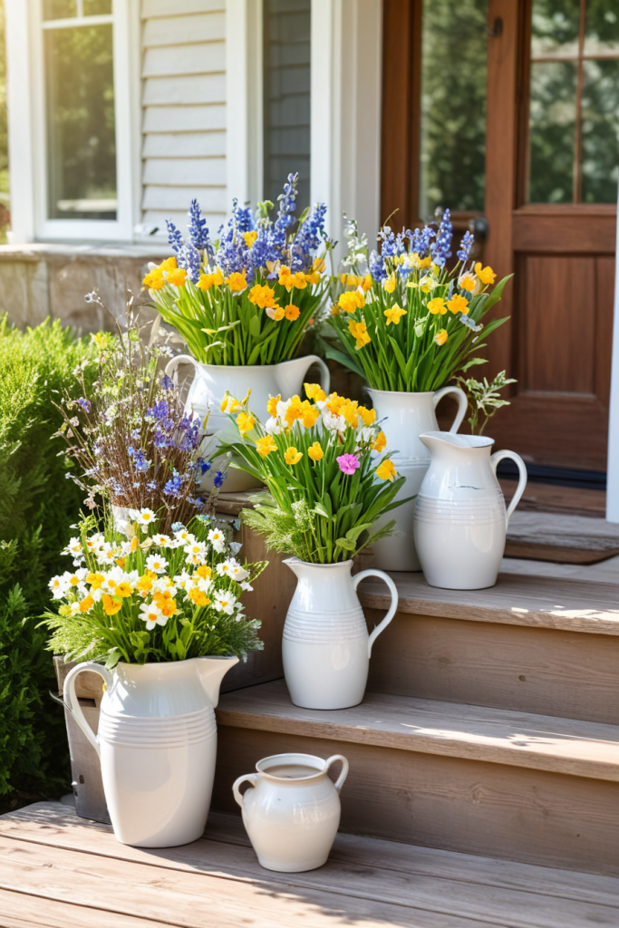 48 Unforgettable Spring Porch Makeovers For A Blooming Entrance