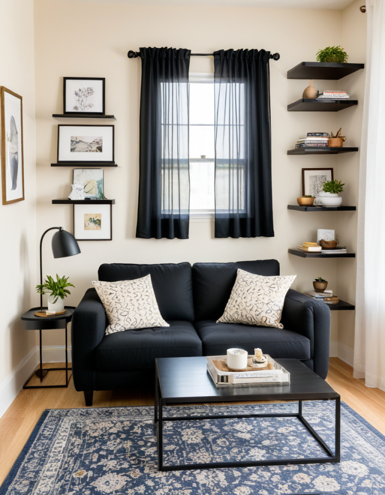 47 Stylish Black Sofa Ideas To Elevate Your Living Room Decor