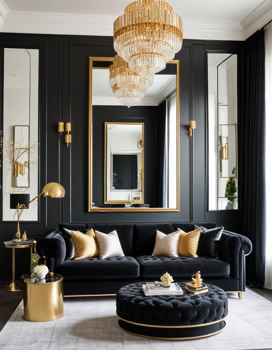 47 Stylish Black Sofa Ideas To Elevate Your Living Room Decor