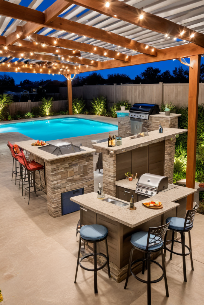 49 Stunning Outdoor BBQ Spaces With Roofs For All-Weather Grilling