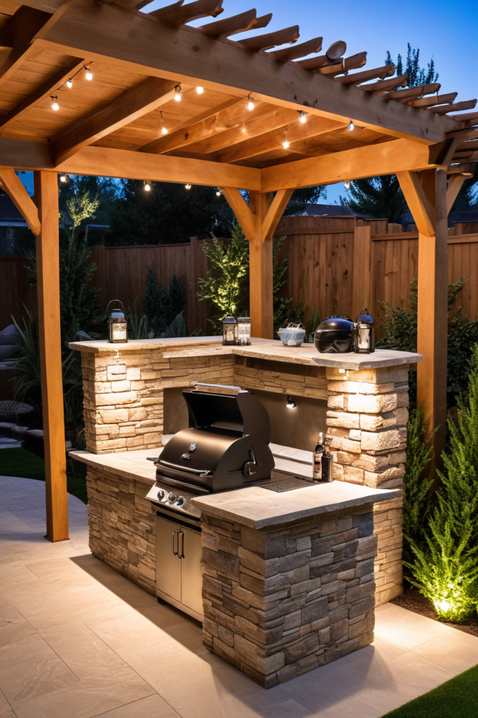 49 Stunning Outdoor BBQ Spaces With Roofs For All-Weather Grilling