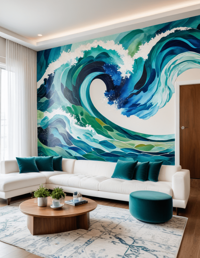 47 Unique Accent Wall Ideas To Elevate Your Living Room Design