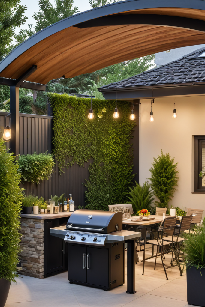 49 Stunning Outdoor BBQ Spaces With Roofs For All-Weather Grilling