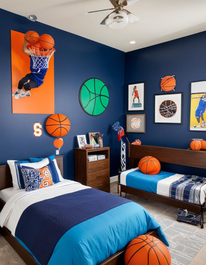 For a boy who is a huge basketball fan.