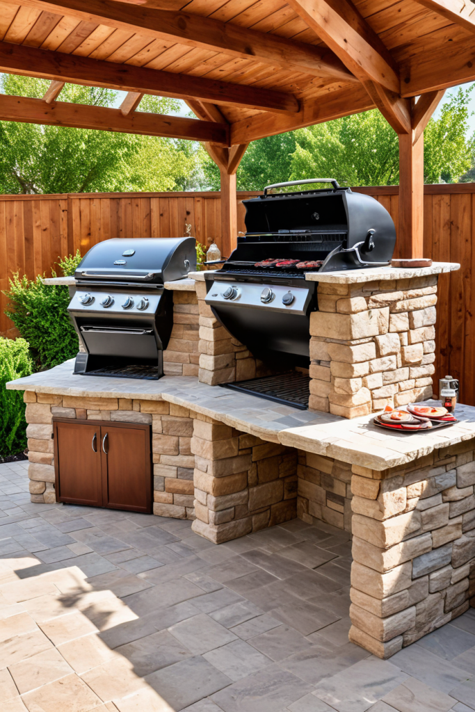 49 Stunning Outdoor BBQ Spaces With Roofs For All-Weather Grilling