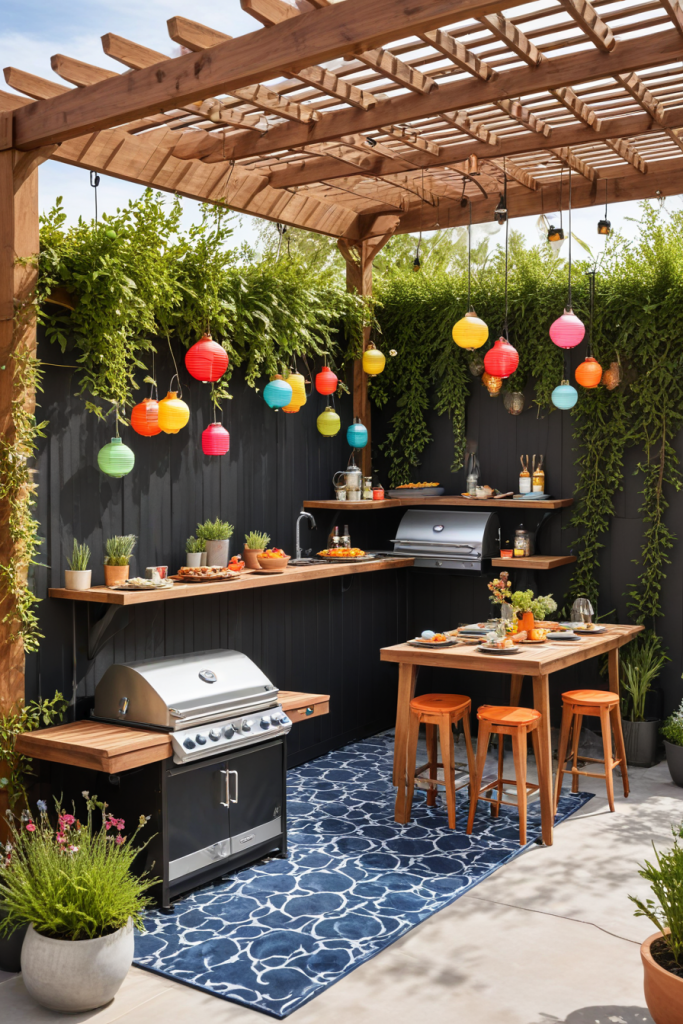 49 Stunning Outdoor BBQ Spaces With Roofs For All-Weather Grilling