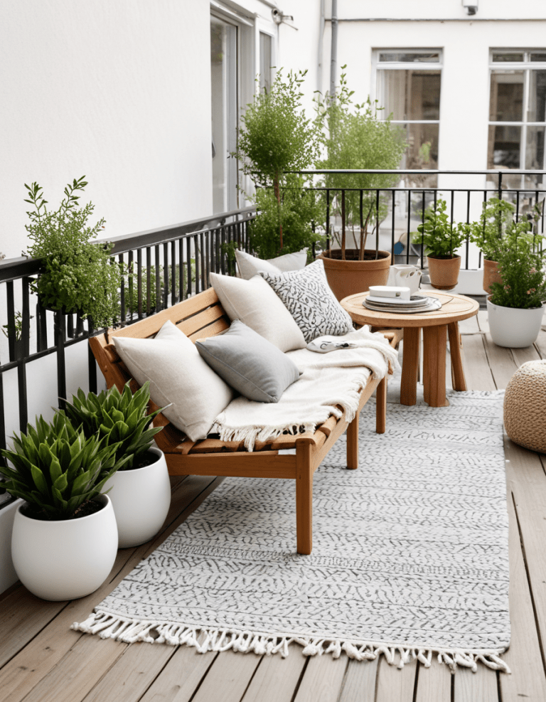 A closer look at Penthouse Apartment Patio Design Inspiration With A Scandinavian Look