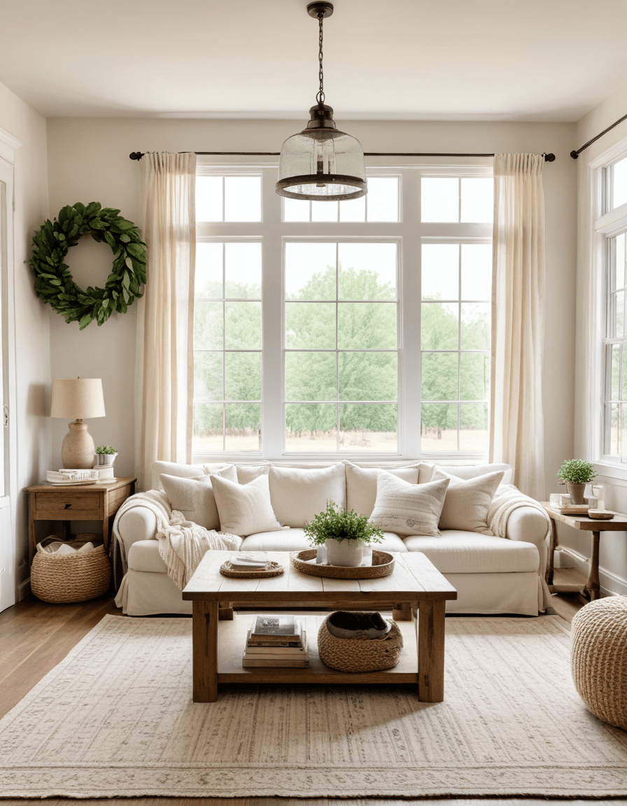 49 Farmhouse Living Room Ideas For A Perfect Blend Of Rustic And Modern ...