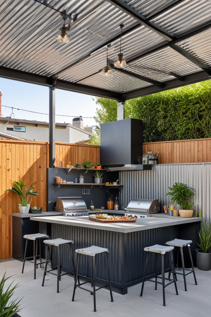 49 Stunning Outdoor BBQ Spaces With Roofs For All-Weather Grilling