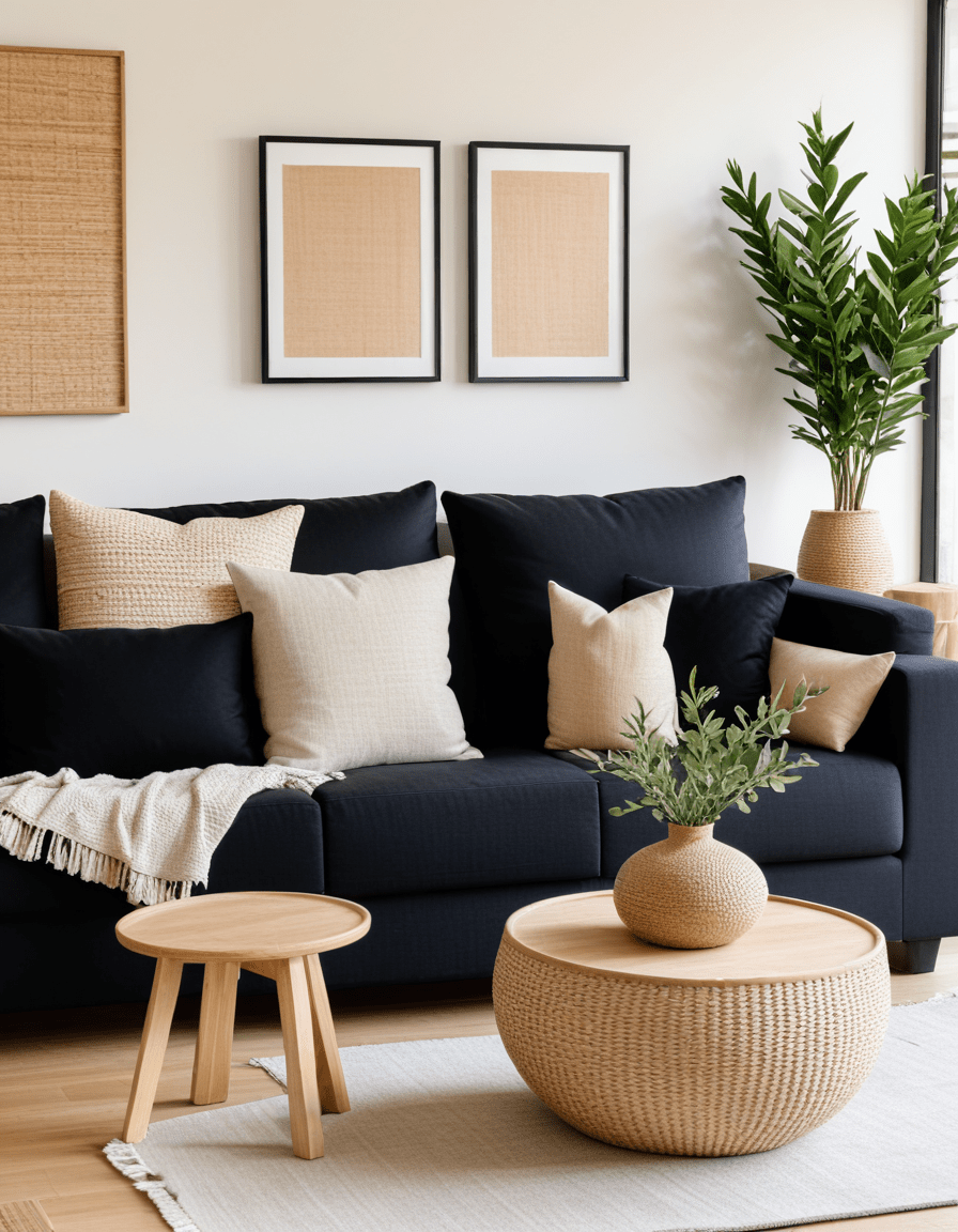 47 Stylish Black Sofa Ideas To Elevate Your Living Room Decor