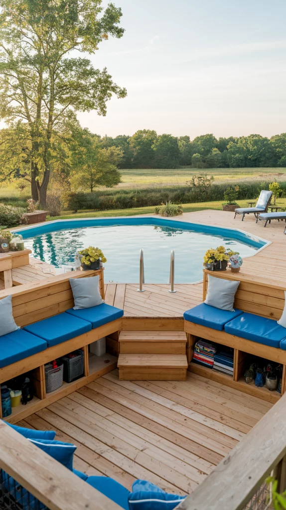 Dive Into Style: 45 Unique Deck Inspirations For Above-Ground Pools