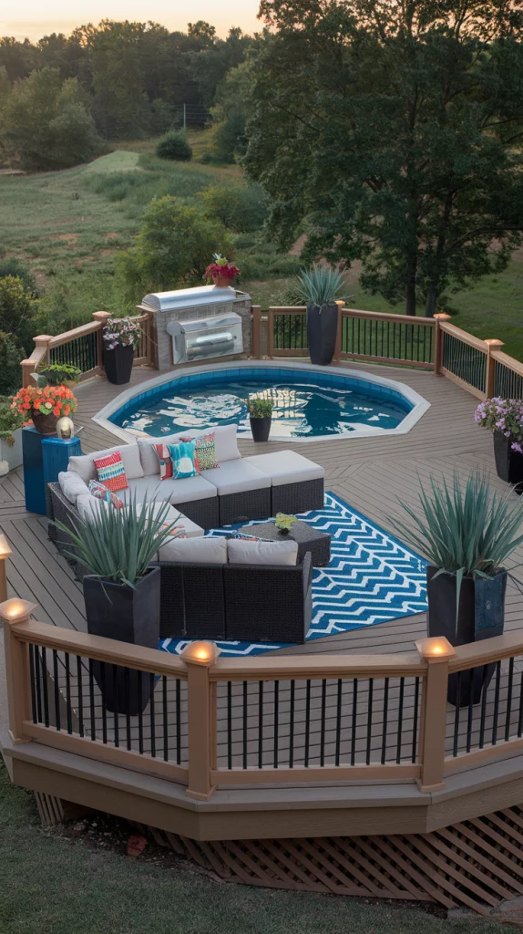 Dive Into Style: 45 Unique Deck Inspirations For Above-Ground Pools