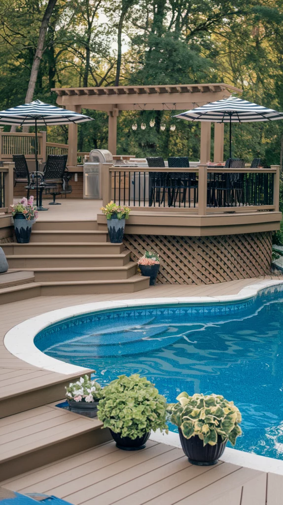 Dive Into Style: 45 Unique Deck Inspirations For Above-Ground Pools